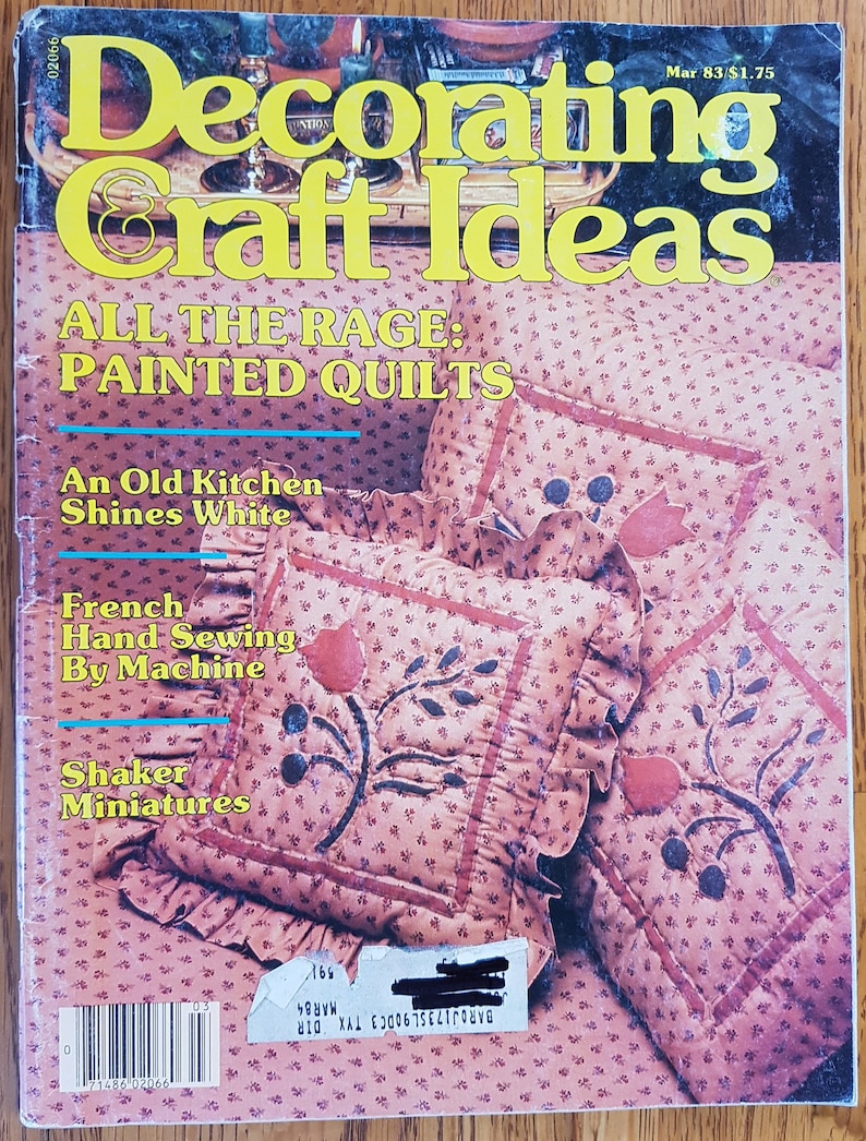 Decorating Craft Ideas Magazine Vol 14 No 2 March 1983 - Etsy