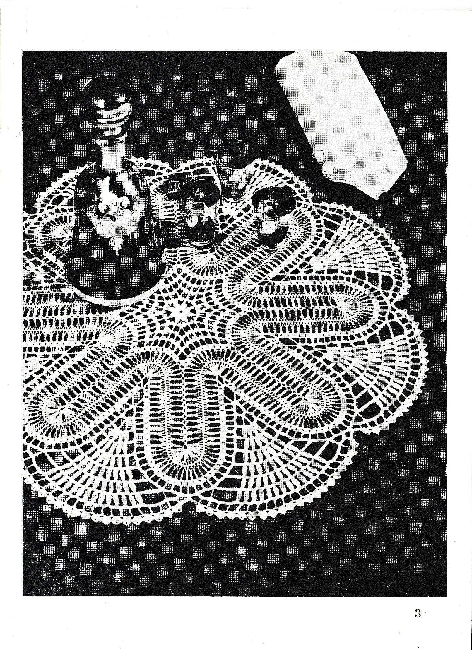 203 Crochet Patterns Popular Crochet Doilies Vintage Lily Design Book No