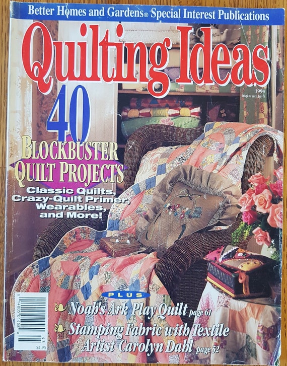 Quilting Ideas Special Interest Publication 1994 Better Homes Etsy