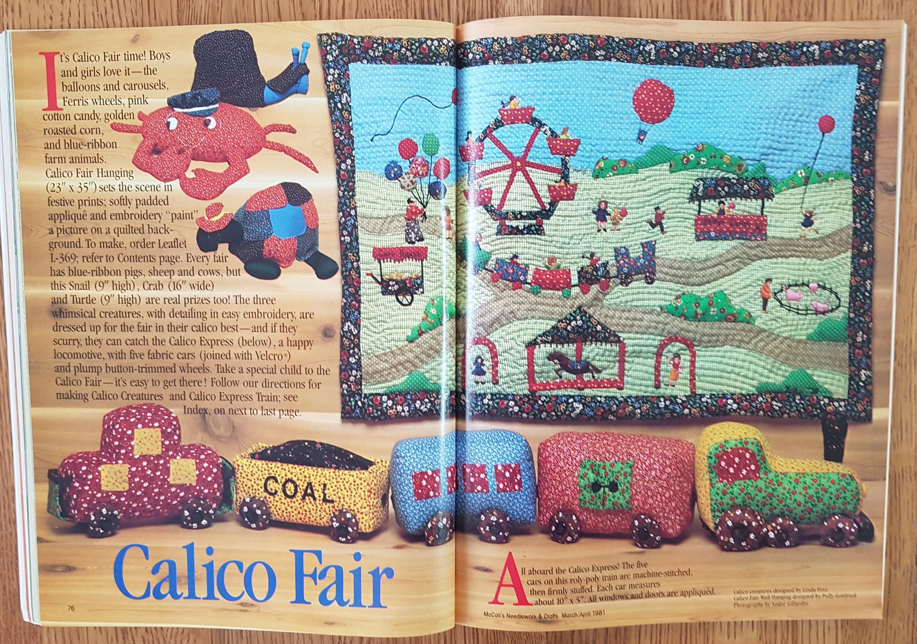 Mccall's Needlework and Crafts Magazine March/april 1981 Etsy Canada