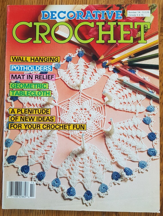 Decorative Crochet Magazine Number 14 March 1990 Etsy