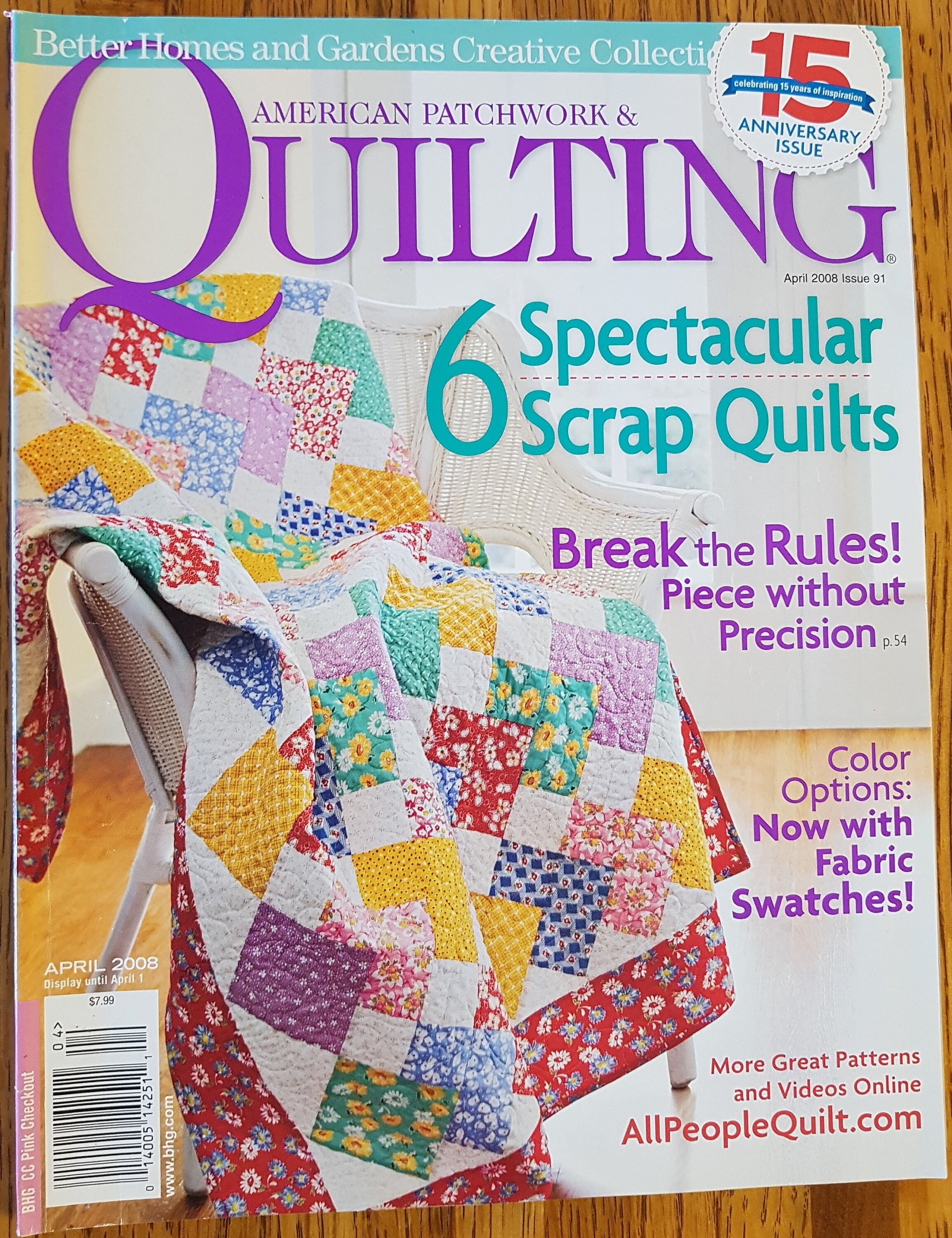 American Patchwork & Quilting Magazine Vol 16 No 2 April 2008 Etsy