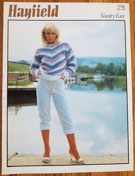 Hayfield Sweater Vanity Fair Knitting Pattern 1798 España