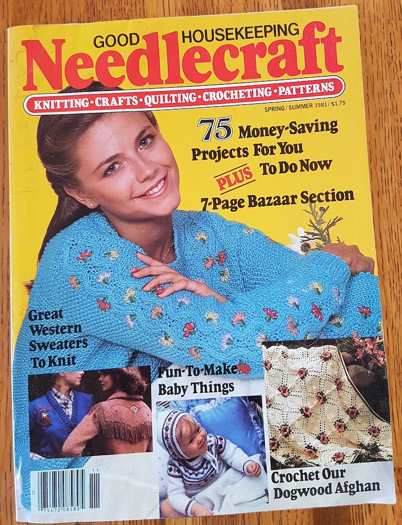 Good Housekeeping Needlecraft Magazine Spring/summer 1981 Etsy Canada