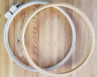 Wood Quilting Hoops - 22&quot;, 18&quot;, 14&quot; Round