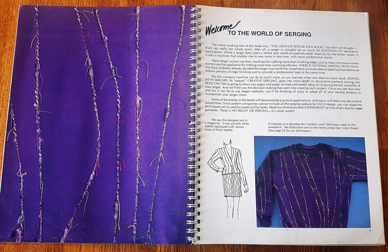 The Serger Idea Book A Collection of Inspiring Ideas from PalmerPletsch 1989 Spiral Bound