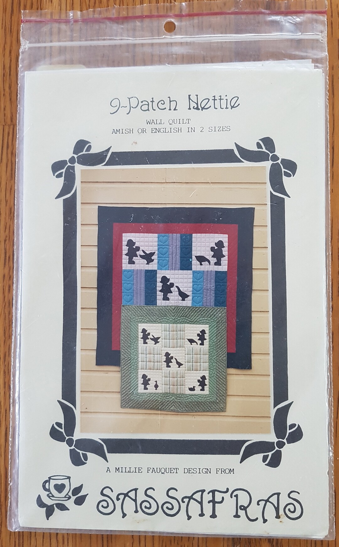 9 Patch Nettie Wall Quilt Pattern, Amish o Inglés en 2 tamaños Etsy México