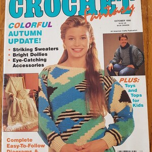 Crochet Fantasy Magazine Oct 1990 Issue