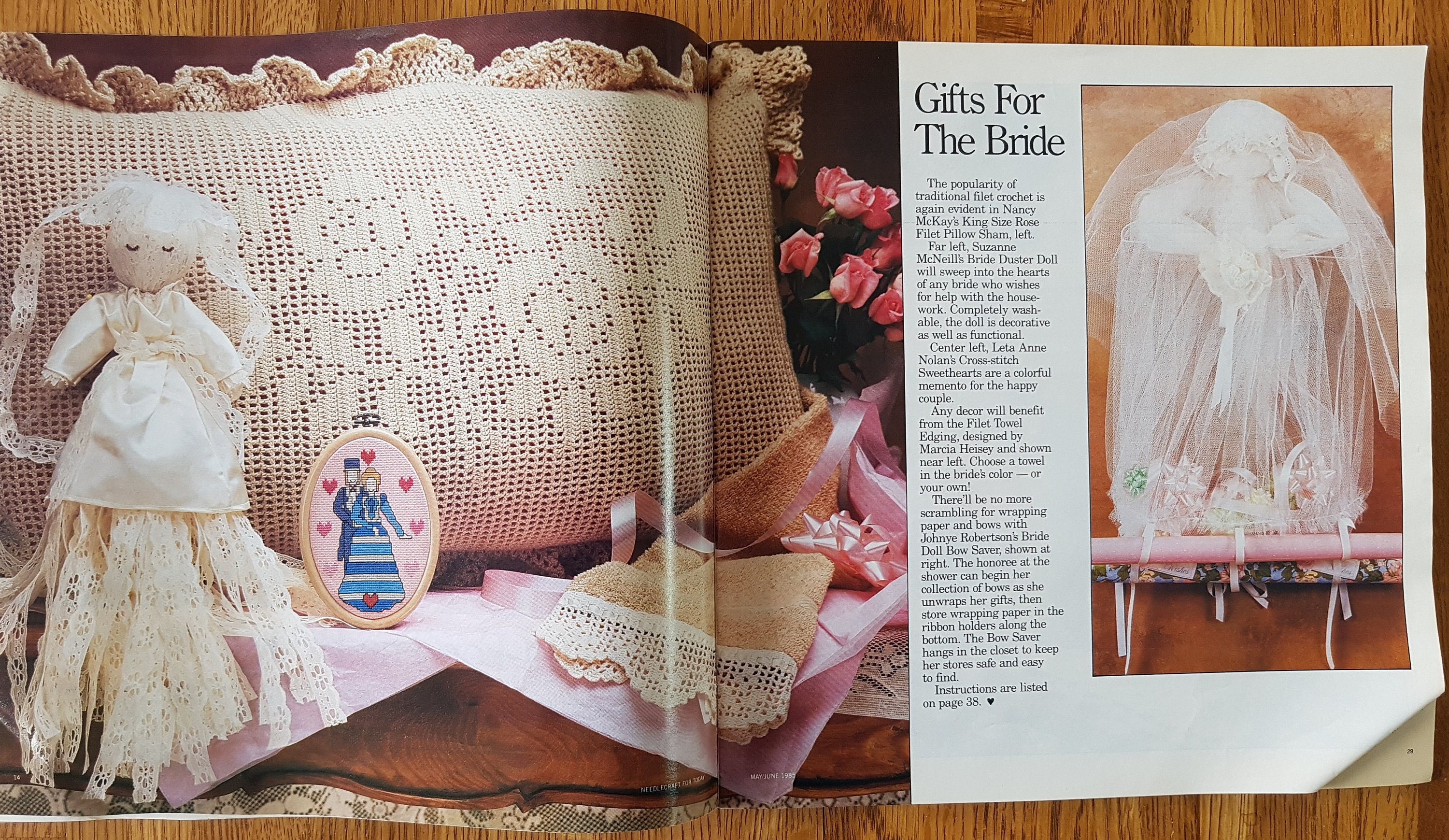 Needlecraft for Today Magazine Vol 8 No 3 May/june 1985 Knit, Crochet