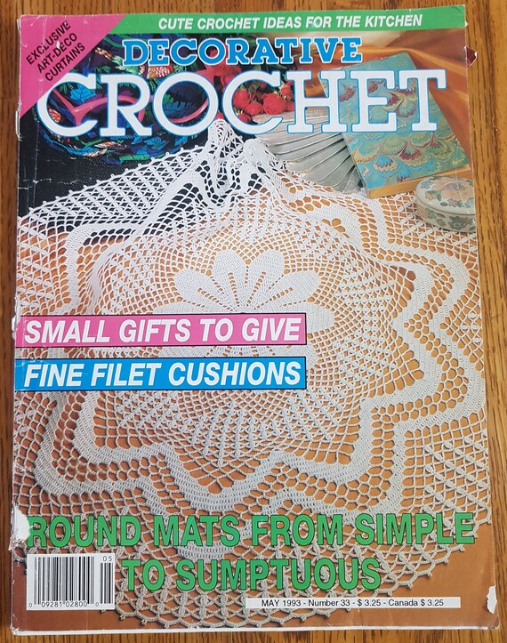Decorative Crochet Magazine Number 33 May 1993 Etsy