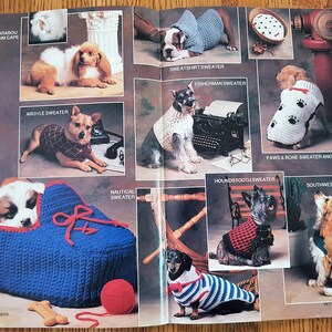 Pet Pleasers n 87P86 Annies Attic Crochet Pattern Leaflet 1990 image 2