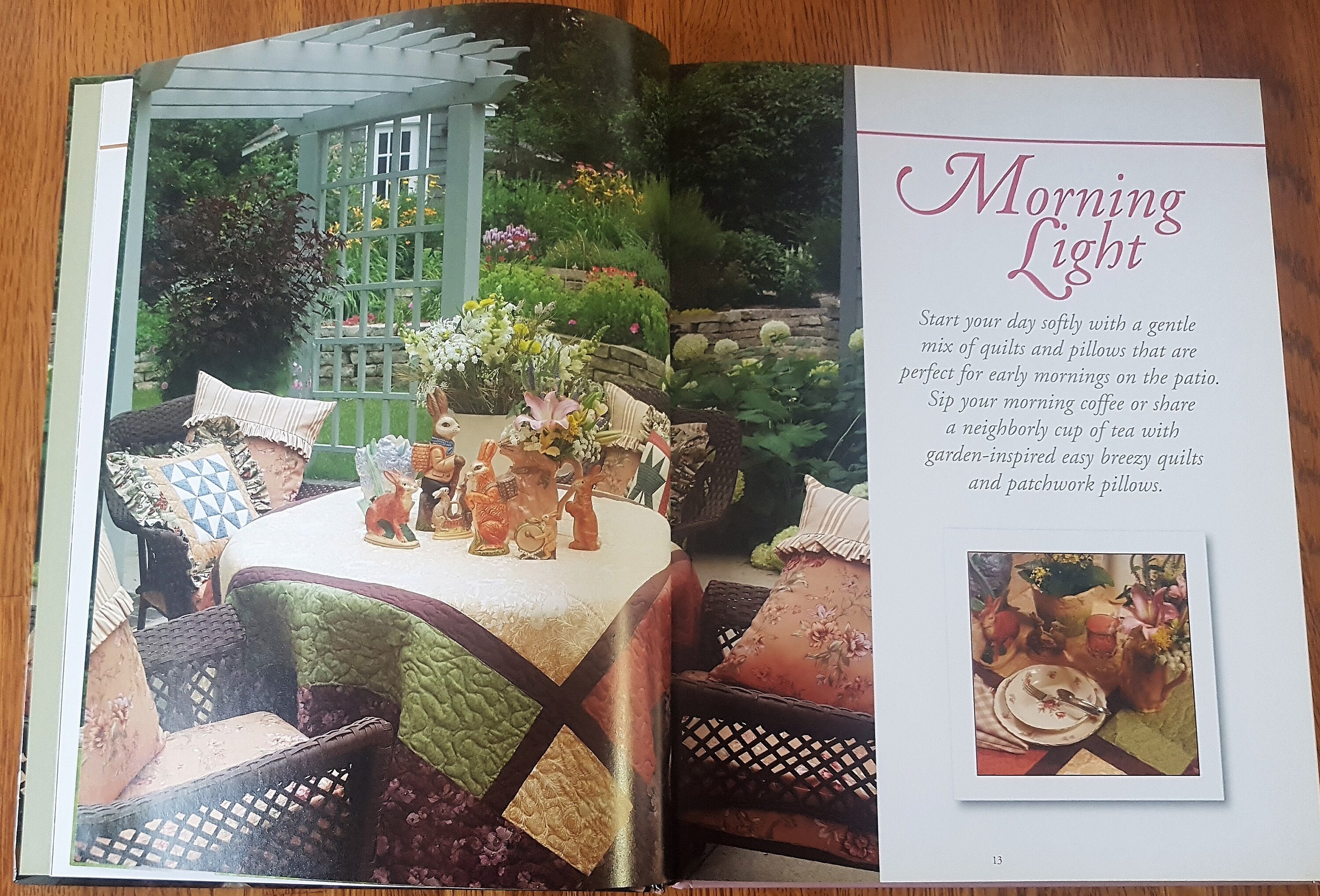 Thimbleberries Quilting a Patchwork Garden by Jensen Hard Cover