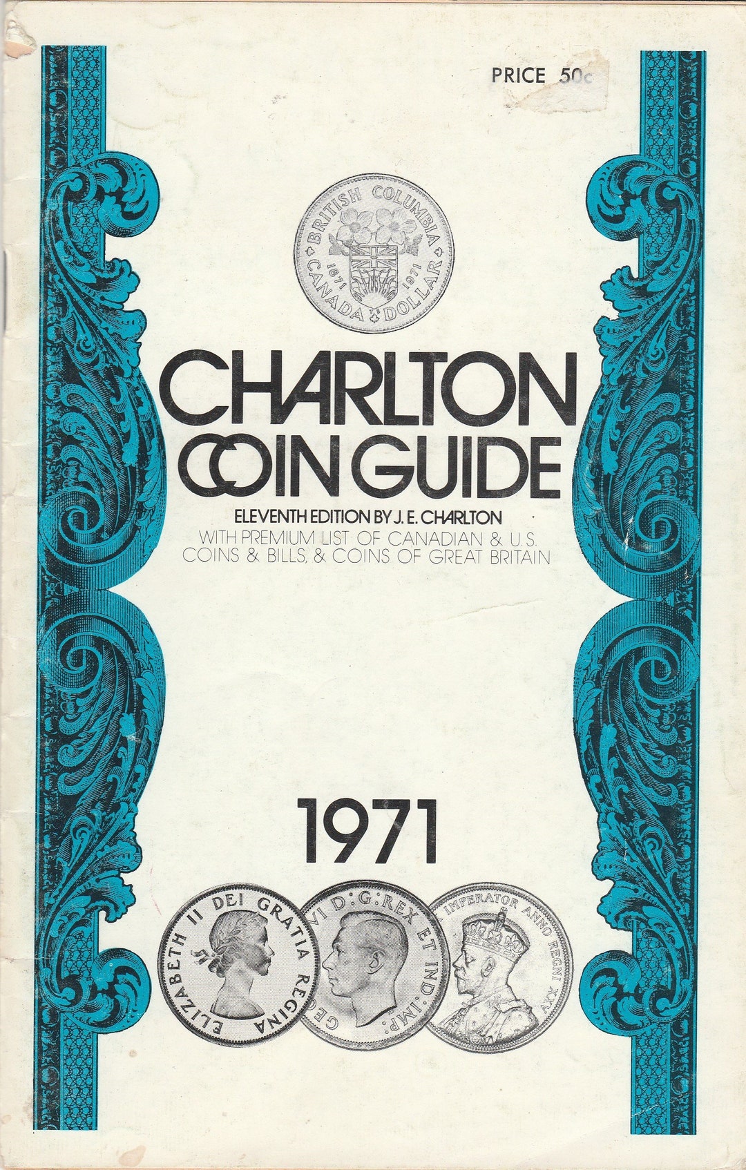 Charlton Coin Guide 11th Edition by J.E. Charlton 1971 Etsy