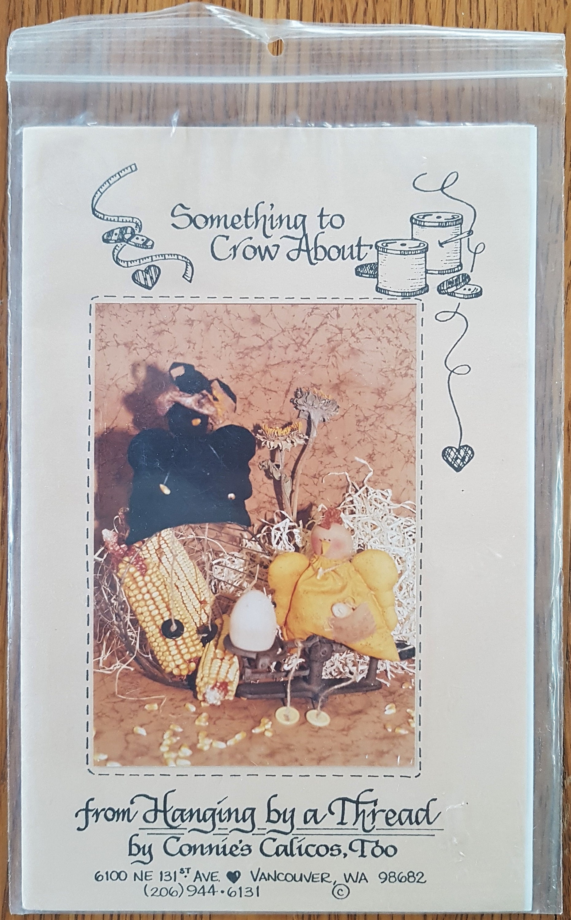 Something To Crow About Quilt Pattern from Hanging by a Thread by Connie's Calicos, Too