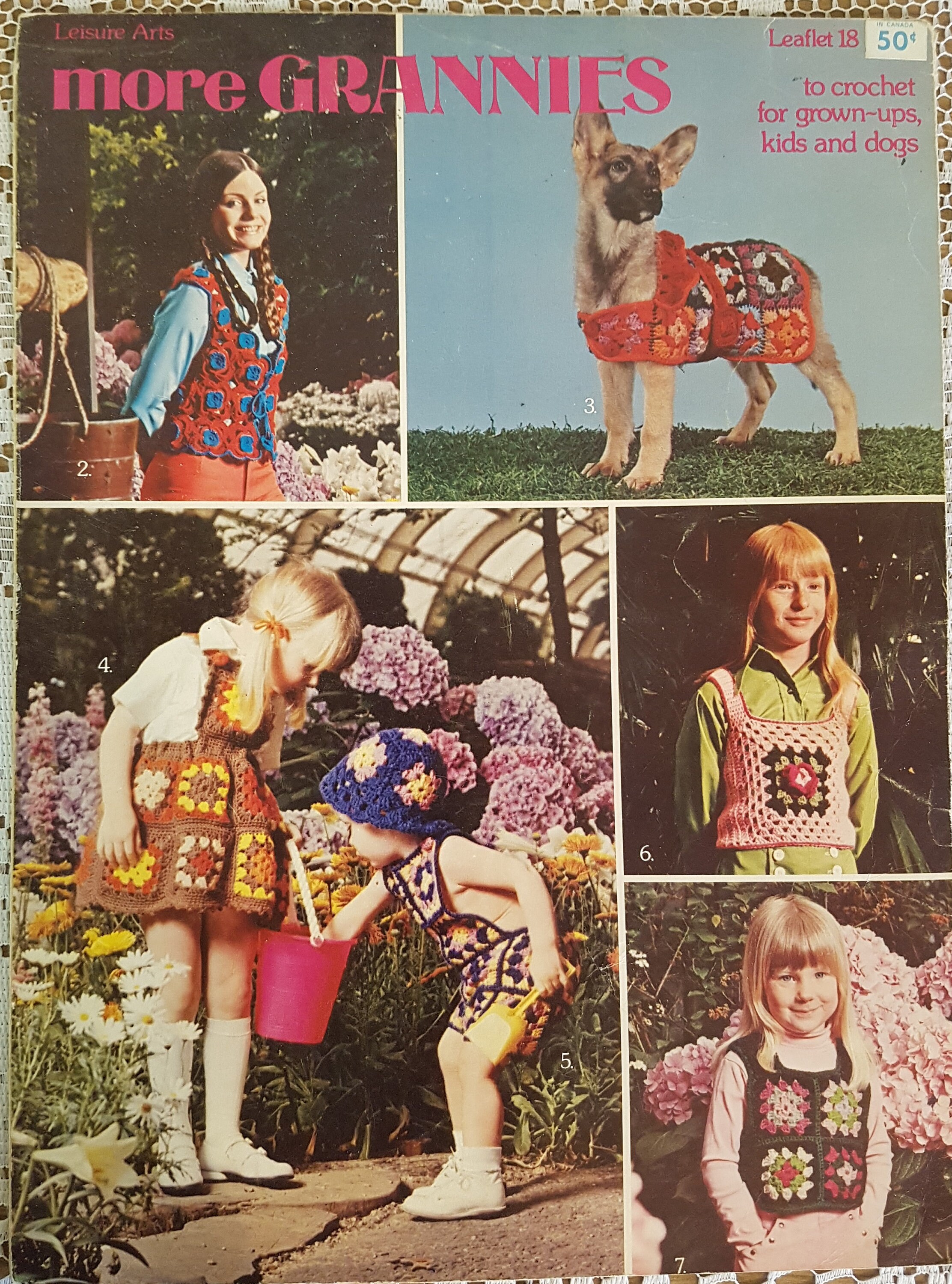 Vintage 1973 Leisure Arts Leaflet 18 More Grannies to Crochet | Etsy Canada