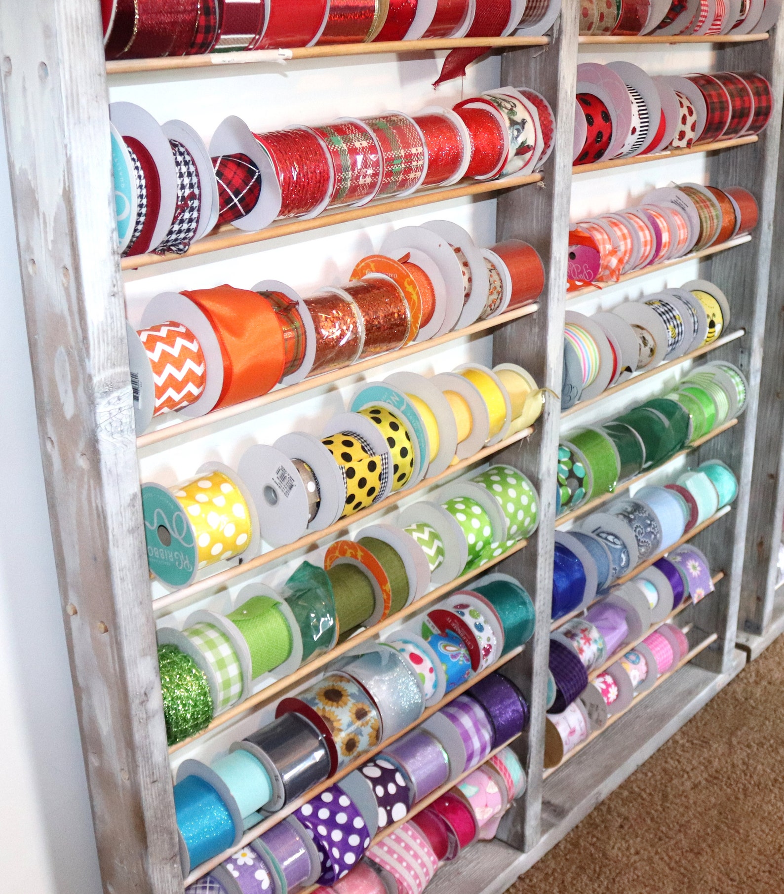 Ribbon Rack Instructions Ribbon Holder Digital Instructions - Etsy