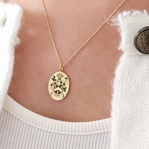 Coat of Arms Necklace Etsy