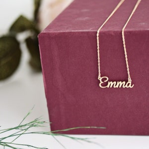 Sterling Silver Name Necklace, Personalized Jewelry, Custom Name Jewelry, Personalized Gift, Christmas Gift For Her, Gift for Mom, Gifts