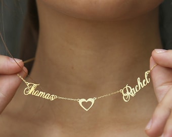 Multiple Name Necklace-Family Name Necklace - Bridesmaid Gifts for Mom -New Grandma Gift-Custom Children Name in Sterling Silver