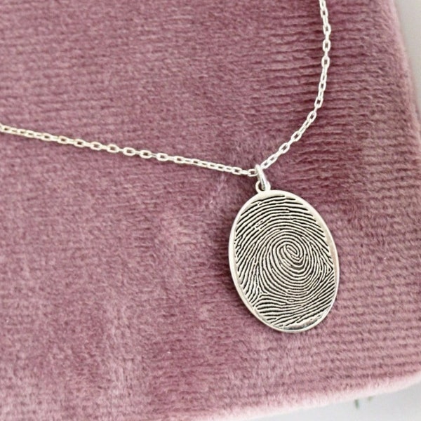 Fingerprint Jewelry Etsy