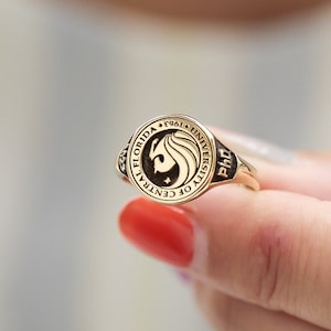Graduation Rings class Rings school Rings senior Class Ring high School Class Ring college Ring graduation Giftsfamily Crest Ring. Etsy