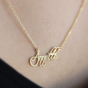 Custom Name Necklace,Name Necklace,silver Name Necklace,Personalized Name Necklace,Bridesmaid Gift,Name Jewelry,Name Necklace Gold