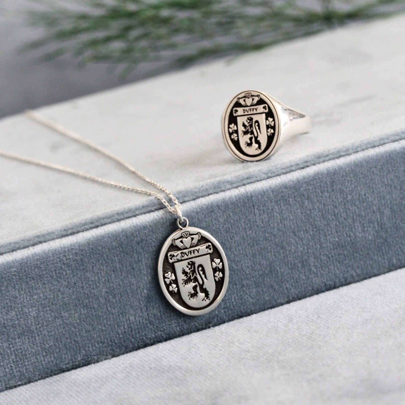 Family Crest Necklacecustom Family Crest Necklacecoat of Etsy