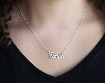Personalized Name-Necklace-Name Necklace-Gold Name Necklace-Personalized Name Necklace-Bridesmaid Gift-Name Jewelry-Personalized Gift