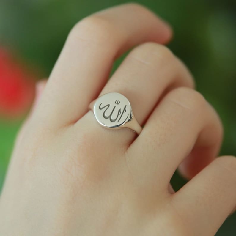 Arabic Name Ring-Custom Arabic Signet Ring-Name Jewelry-Personalized Arabic Ring-Personalized Jewelry-Personalized Gift-Bridesmaig Gift-