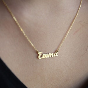 Sterling Silver Name Necklace, Personalized Jewelry, Custom Name Jewelry, Personalized Gift, Christmas Gift For Her, Gift for Mom, Gifts