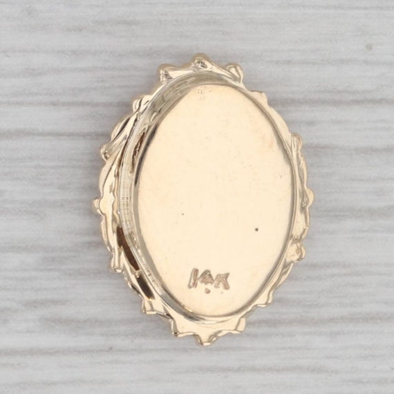 Vintage 1.50ct Garnet Slide Charm Bracelet 14k Ye… - image 2