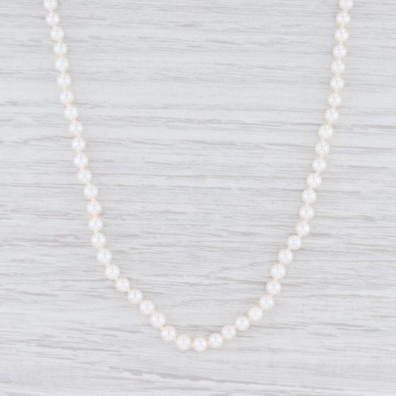 Pearl Strand Necklace, 18.5" Necklace, Gold Clasp