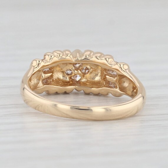 0.50ctw Diamond Ring 18k Yellow Gold Size 6.25 - image 4