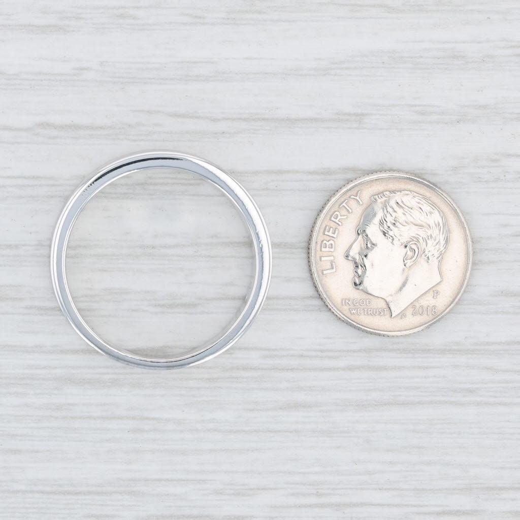 Men's Diamond Ring 14k White Gold Ring Size 10.2510.5 Etsy