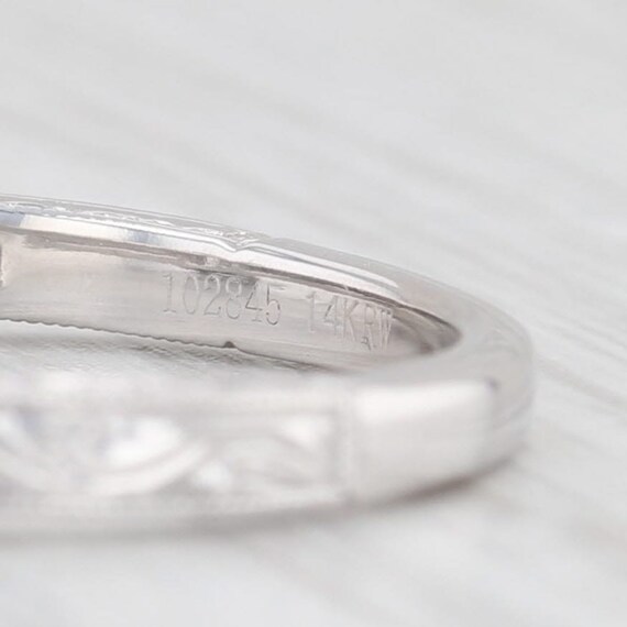 Leo 0.59ct Princess Diamond Engagement Ring 14k W… - image 6