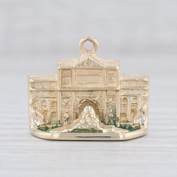 Trevi Fountain Charm, Gold Charm, Rome Charm, Ital