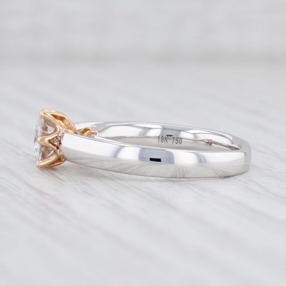Moissanite Engagement Ring, Diamond Engagement Ri… - image 3