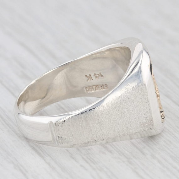 Air Force Security Police Ring Sterling Silver 14… - image 4