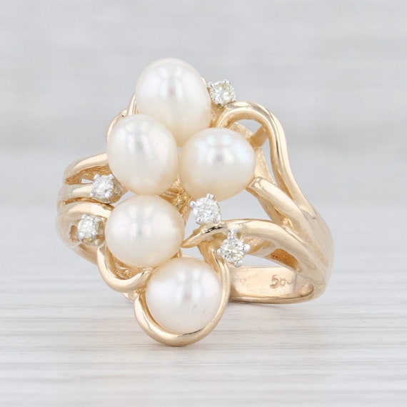 Cultured Pearl Ring, Freshwater Pearl Ring, Pearl