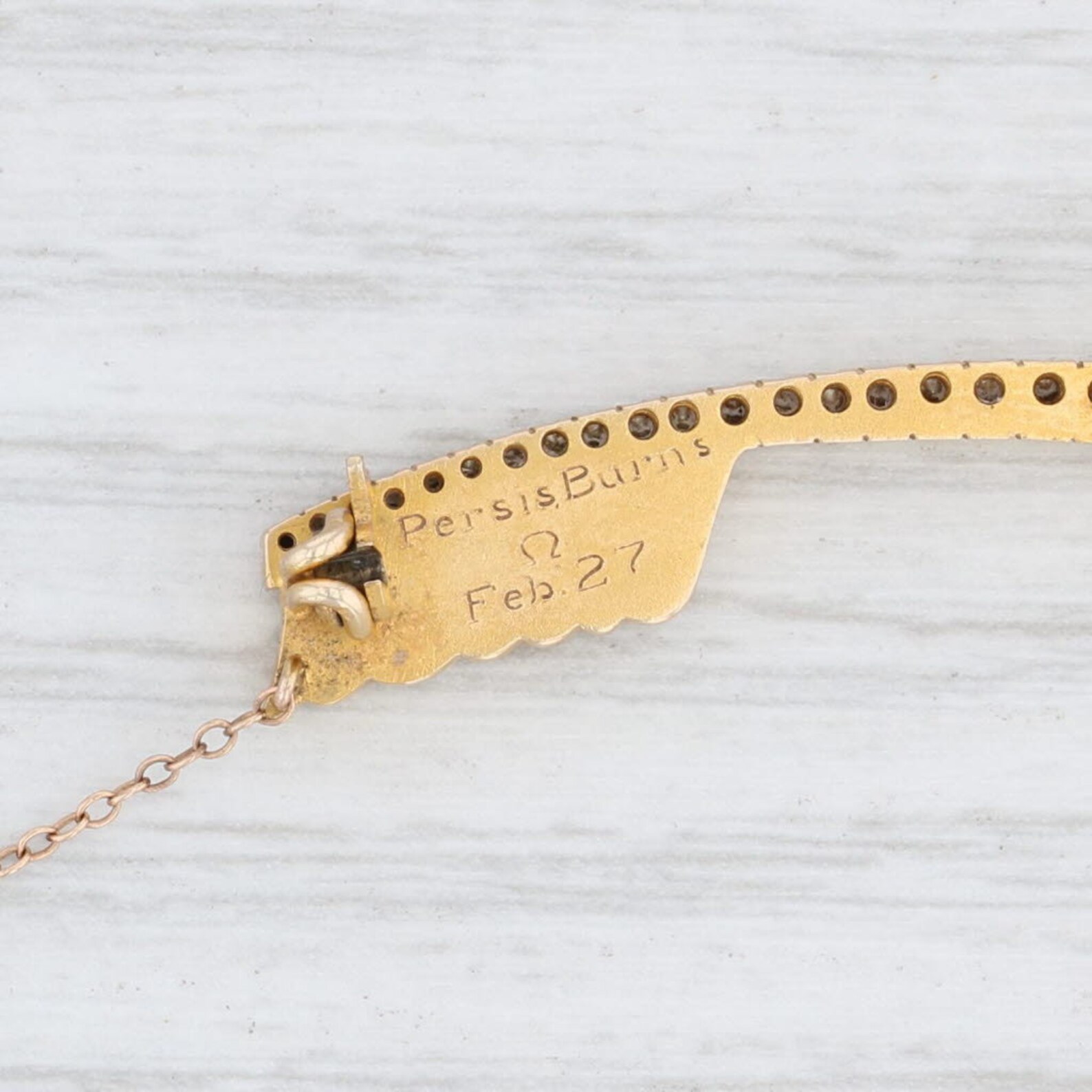 Alpha Xi Delta Badge 14k Yellow Gold Pin Pearl Sorority Etsy