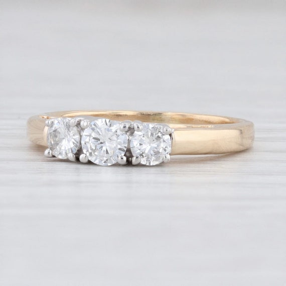 Vintage Diamond Ring, Gold Diamond Ring, Size 5.5