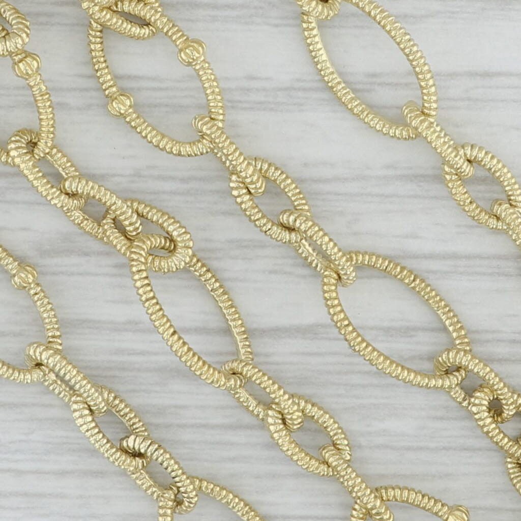 Judith Ripka Diamond Heart Charm Cable Chain Necklace 18k Etsy