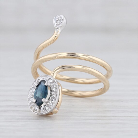 Blue Sapphire Ring, Diamond Halo Ring, Sapphire Co