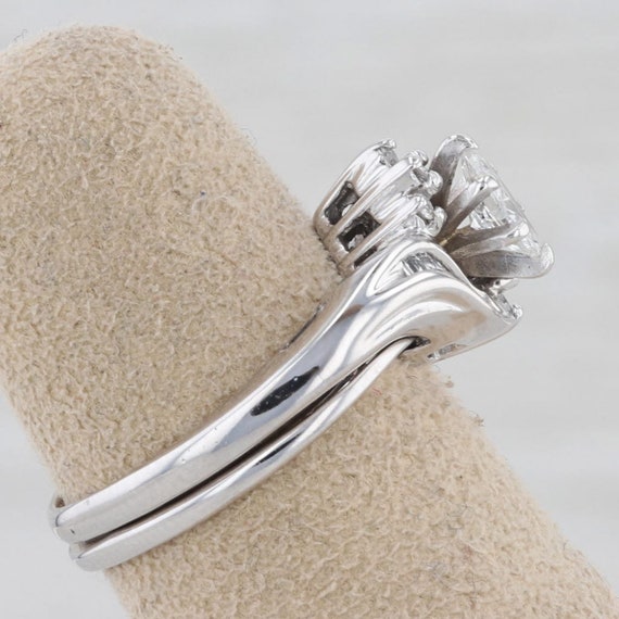 0.35ctw Diamond Engagement Ring Wedding Band Guar… - image 6