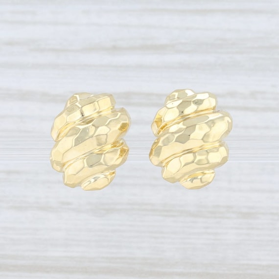 Henry Dunay Earrings, Stud Earrings, Yellow Gold E