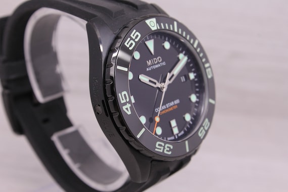 Mido Ocean Star 600 Chronometer Mens 43mm Black A… - image 8