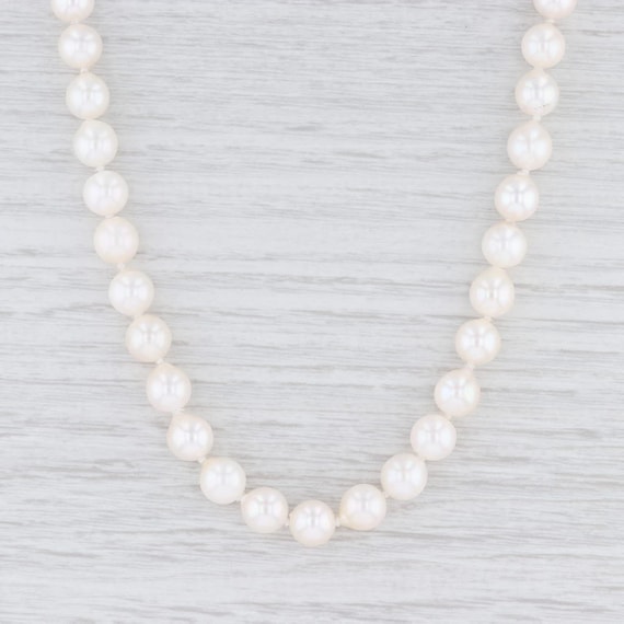 Graduated Pearl Necklace, Pearl Strand Necklace, 1