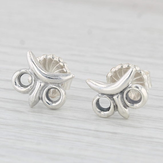 Owl Stud Earrings Sterling Silver 925 Pierced - image 3