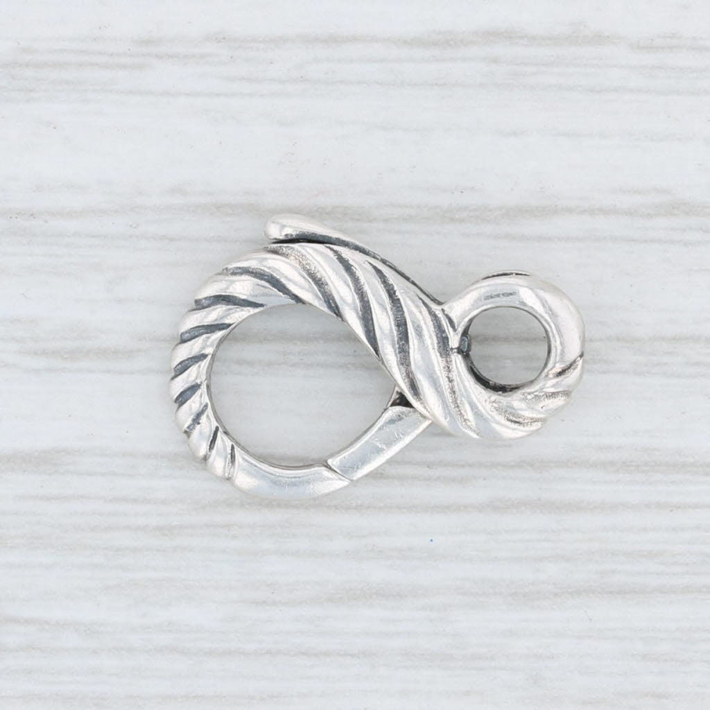 Silver Lobster Clasps, Silver Spring Ring Clasps, Silver Claw Clasps, 925  Sterling Silver, Chain Extender, 4mm ball with ring, End tube
