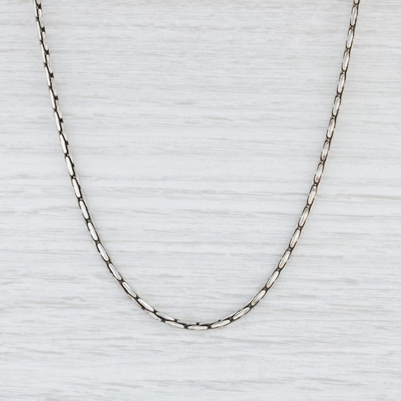 Boston Link Chain Necklace, Sterling Silver Neckla